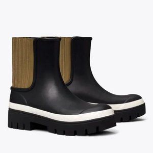 Tory Burch Rain Boots - FOUL WEATHER ANKLE BOOT - NEW WITH TAGS